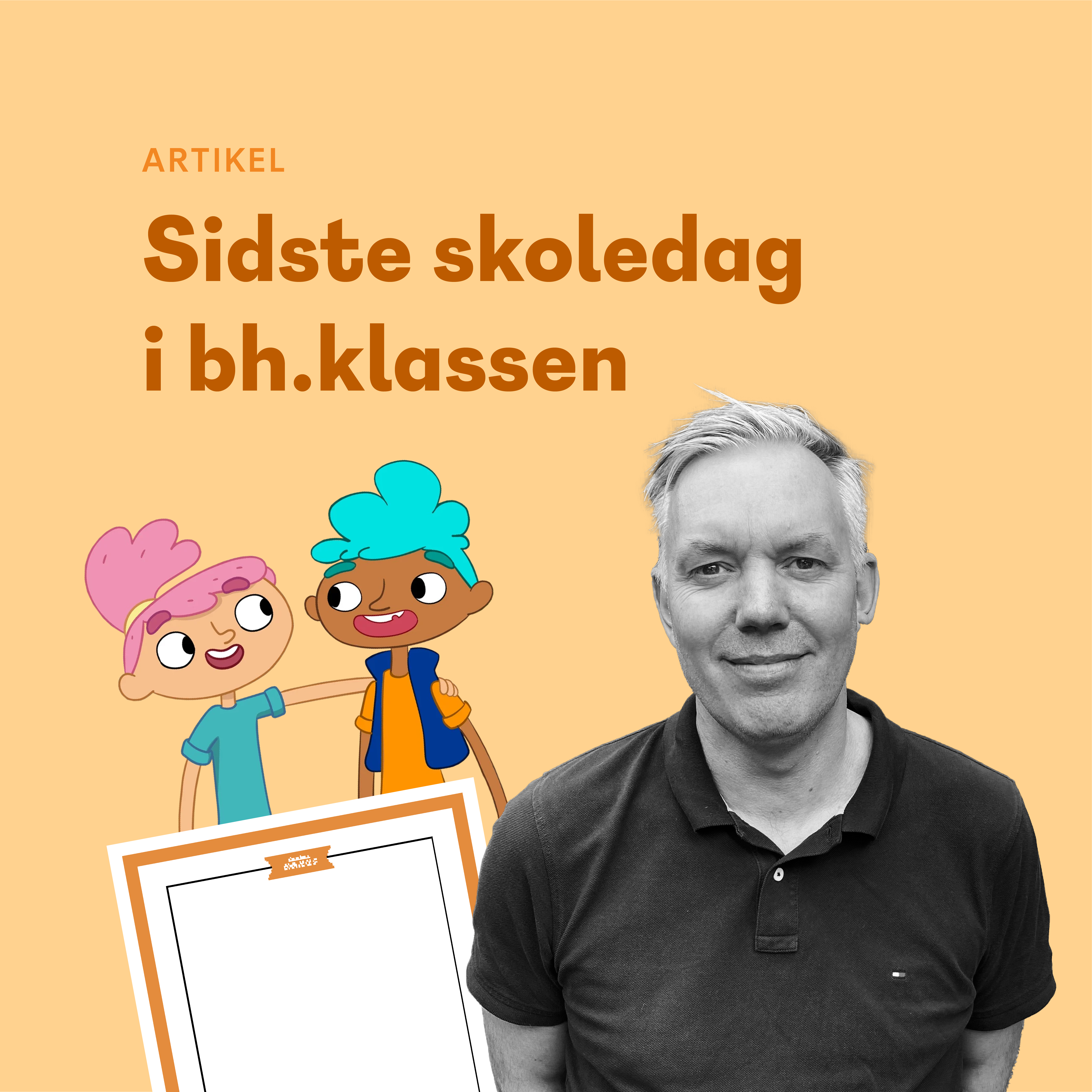 Sidste skoledag grafik
