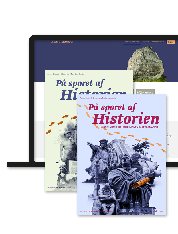 På sporet af historien listevisning