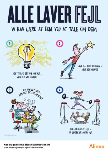 Alle laver fejl plakat