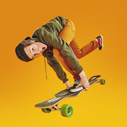 boy on skateboard 