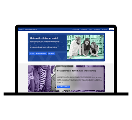 Listevisning matematikvejledernes portal