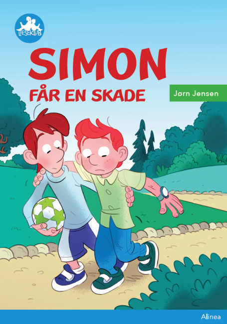 Simon får en skade, Blå læseklub