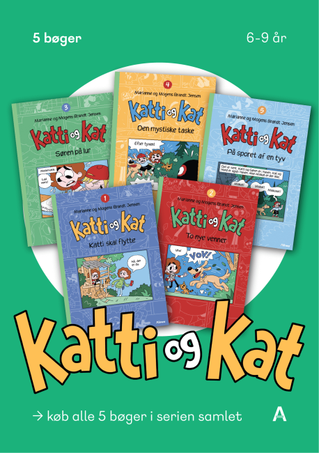 Katti og Kat 1-5, Grøn Læseklub